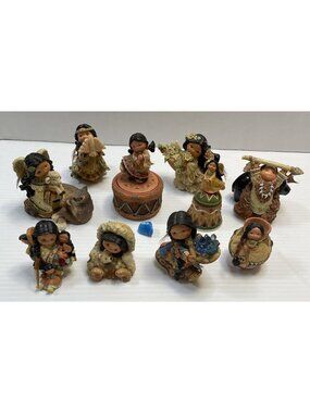 10 Friends of the Feather Figurines by Karen Hahn Enesco - EUC (Please Read)